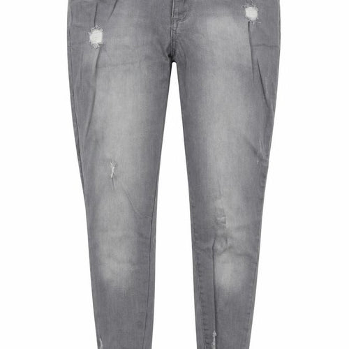 Denim Co Womens Grey  Cotton Skinny Jeans Size 10 L27 in Regular Button