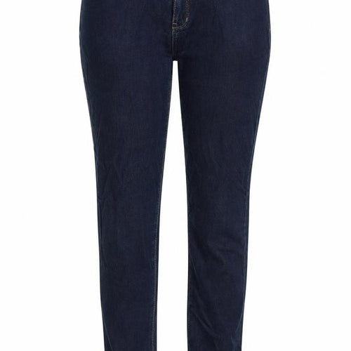 Denim & Co. Womens Blue  Cotton Skinny Jeans Size 12 L33 in Regular Button