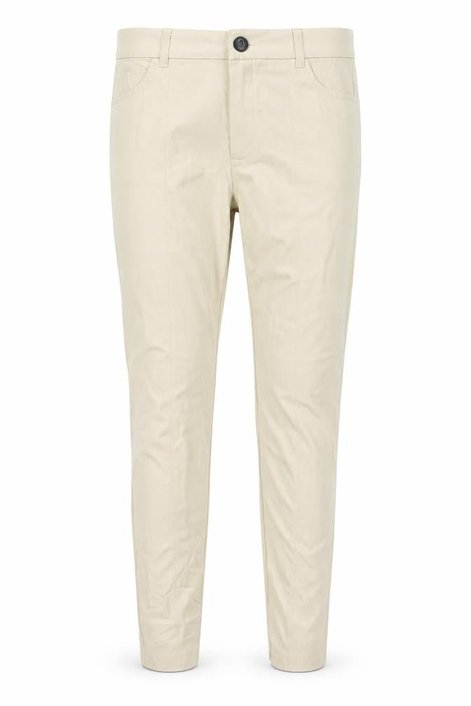 Zara Womens Beige  Cotton Skinny Jeans Size S L28 in Regular Button