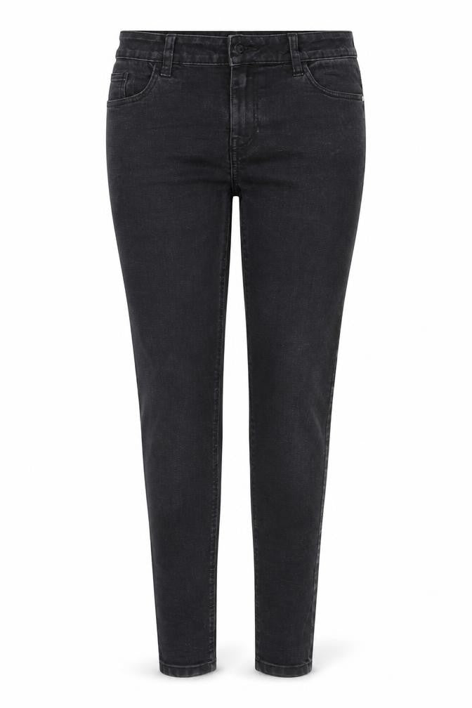 George Womens Black  Cotton Skinny Jeans Size 12 L27 in Regular Button