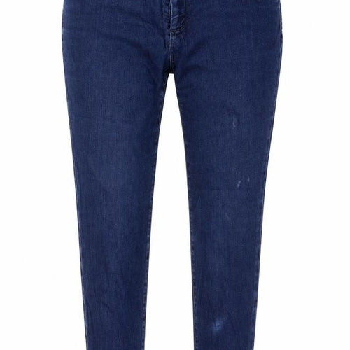 Nudj Womens Blue  Cotton Skinny Jeans Size 12 L29 in Regular Button