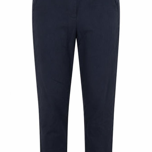Marks and Spencer Womens Blue  Viscose Trousers  Size 10 L24 in Regular Hook & Eye