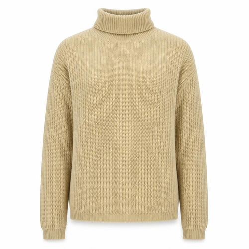 In the Style Womens Brown Roll Neck  Acrylic Pullover Jumper Size M   - 10/12