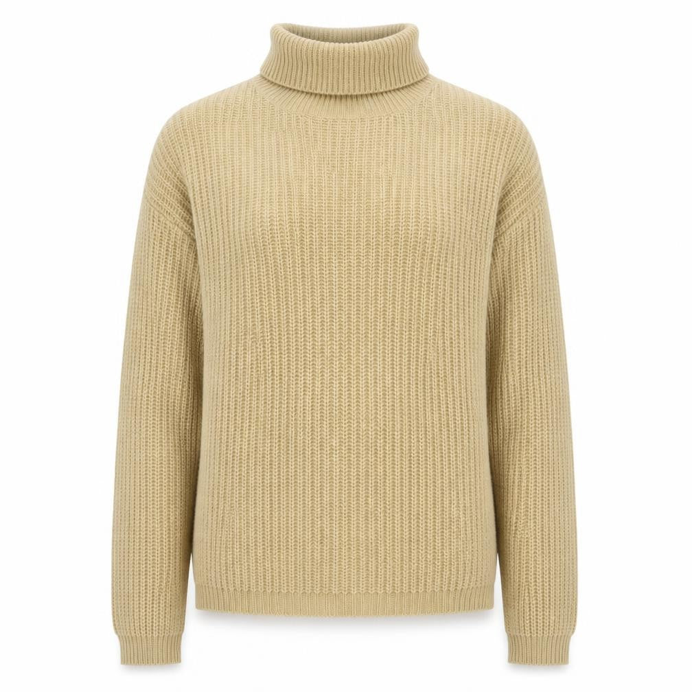 In the Style Womens Brown Roll Neck  Acrylic Pullover Jumper Size M   - 10/12