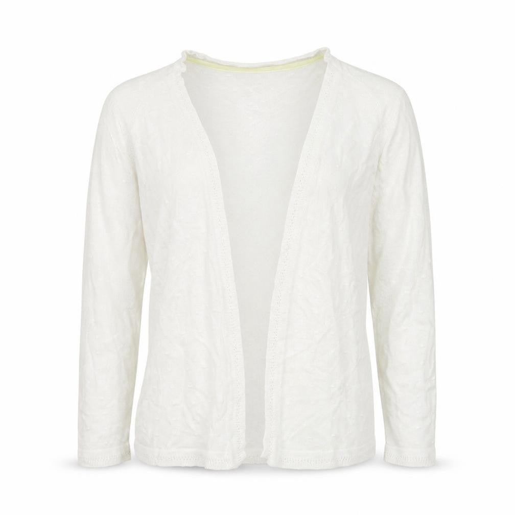 Matalan Womens Ivory V-Neck  Viscose Cardigan Jumper Size 12