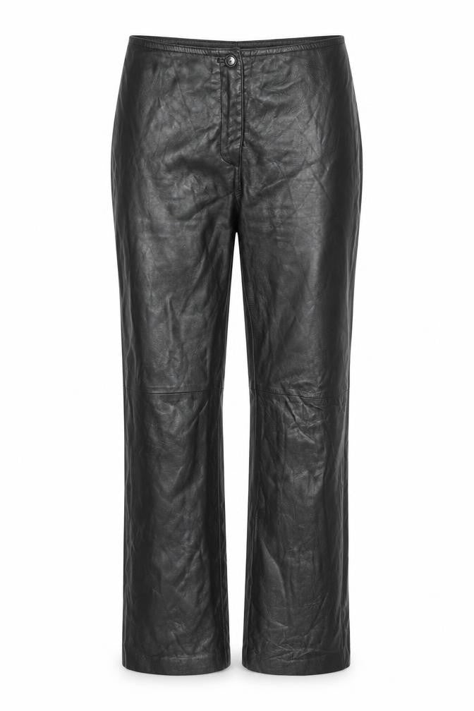 Vera Pelle Womens Black  Polyester Jegging Trousers Size 42 L27 in Regular