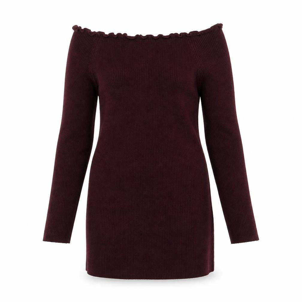 Jon & Anna Womens Purple Scoop Neck  Cotton Pullover Jumper Size XL   - Ribbed