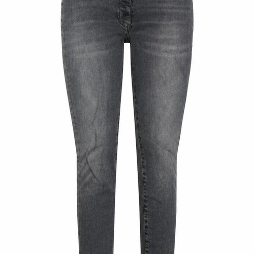 NEXT Womens Grey  Cotton Skinny Jeans Size M L26 in Regular Zip