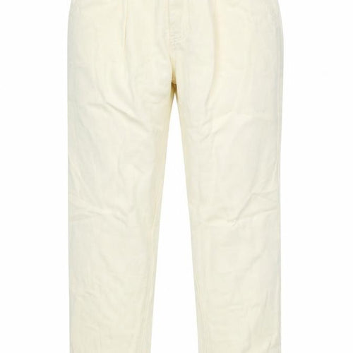 SheIn Womens Yellow  Cotton Straight Jeans Size L L29 in Regular Zip