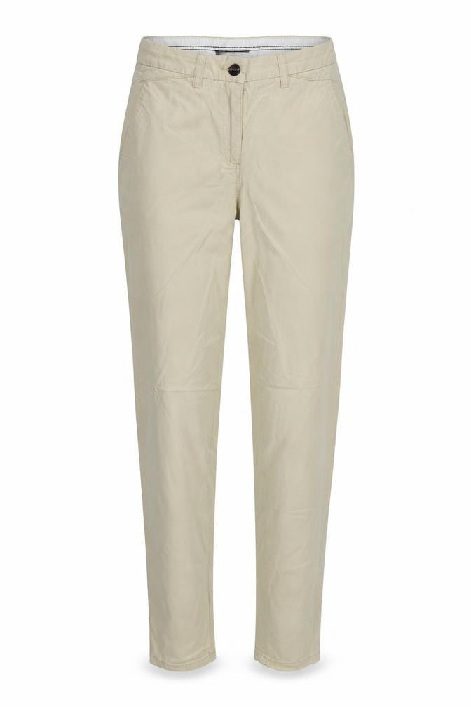 H&M Womens Beige  Cotton Tapered Jeans Size 8 L29 in Regular Button