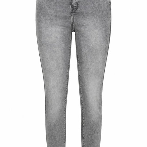 Denim Co Womens Grey  Cotton Skinny Jeans Size 6 L27 in Regular Button