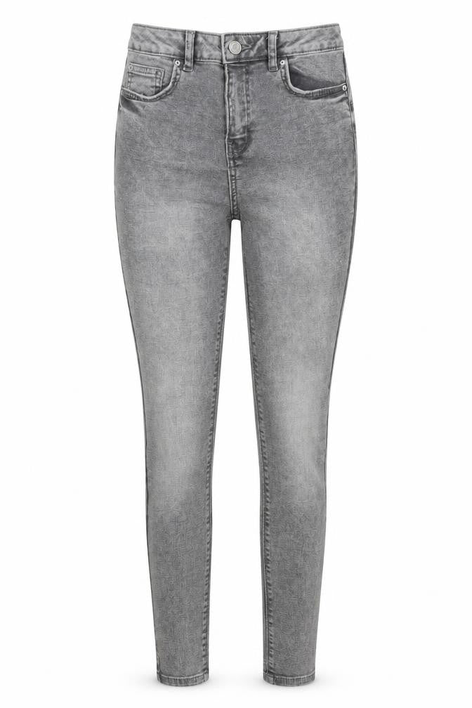 Denim Co Womens Grey  Cotton Skinny Jeans Size 6 L27 in Regular Button