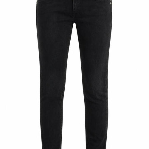 Denim Co Womens Black  Cotton Skinny Jeans Size 8 L30 in Regular Button