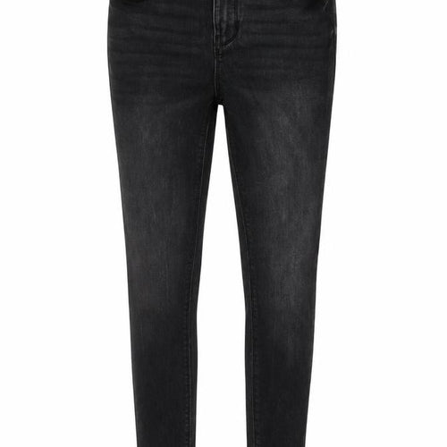 Denim Co Womens Black  Cotton Skinny Jeans Size 10 L29 in Regular Button