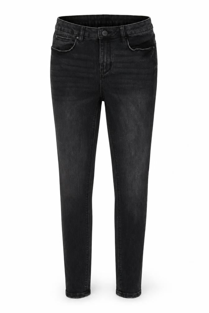 Denim Co Womens Black  Cotton Skinny Jeans Size 10 L29 in Regular Button