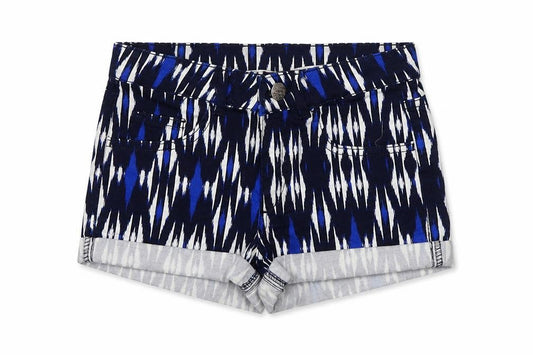 H&M Girls Blue Striped Cotton Hot Pants Shorts Size 11 Years  Regular Zip