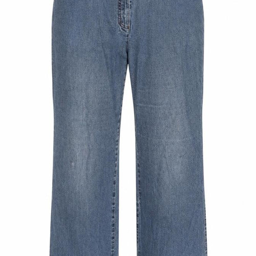 GARDEUR Womens Blue  Cotton Straight Jeans Size 36 in L30 in Regular Button