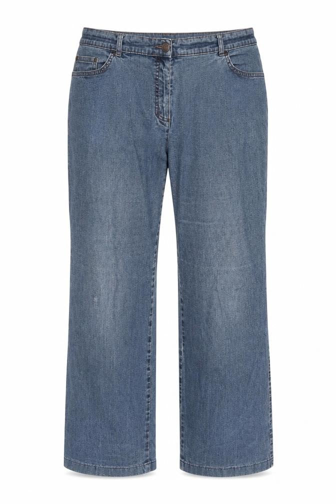GARDEUR Womens Blue  Cotton Straight Jeans Size 36 in L30 in Regular Button