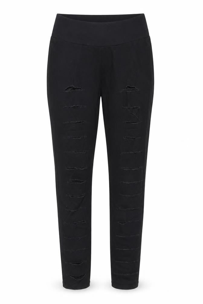 ASOS Womens Black  Cotton Jegging Trousers Size 8 L28 in Regular