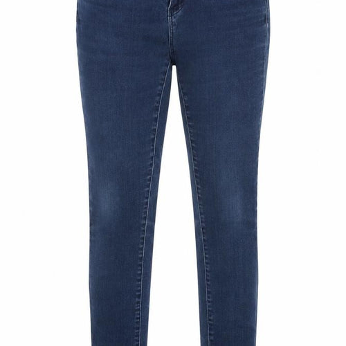 ESMARA Womens Blue  Cotton Skinny Jeans Size 30 in L30 in Regular Button