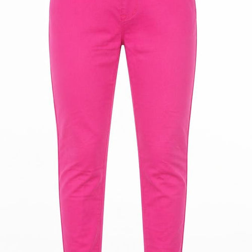originla Womens Pink  Cotton Jegging Trousers Size 12 L29 in Regular