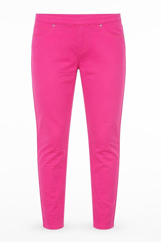 originla Womens Pink  Cotton Jegging Trousers Size 12 L29 in Regular