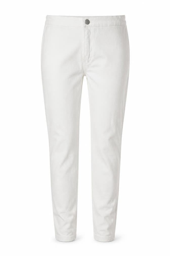 PRETTYLITTLETHING Womens White  Cotton Skinny Jeans Size 8 L28 in Regular Button