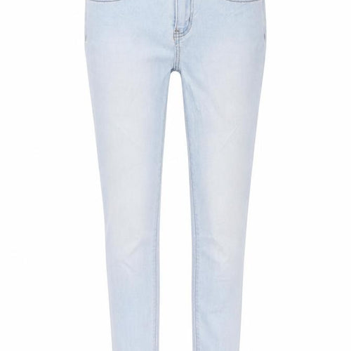 Denim & Co. Womens Blue  Cotton Skinny Jeans Size 8 L26 in Regular Button
