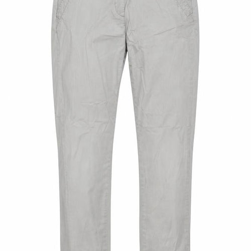 Papaya Womens Grey  Cotton Straight Jeans Size 10 L30 in Regular Button