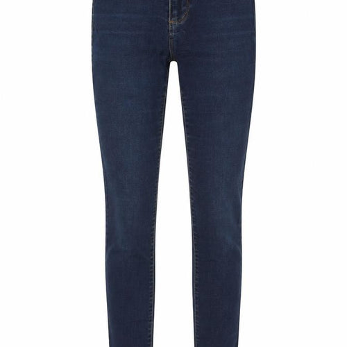 Denim & Co. Womens Blue  Cotton Skinny Jeans Size 6 L30 in Regular Button