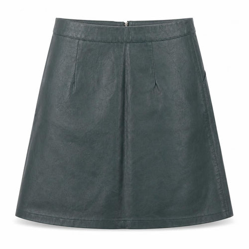 A&G Womens Green  Viscose A-Line Skirt Size XS   Zip