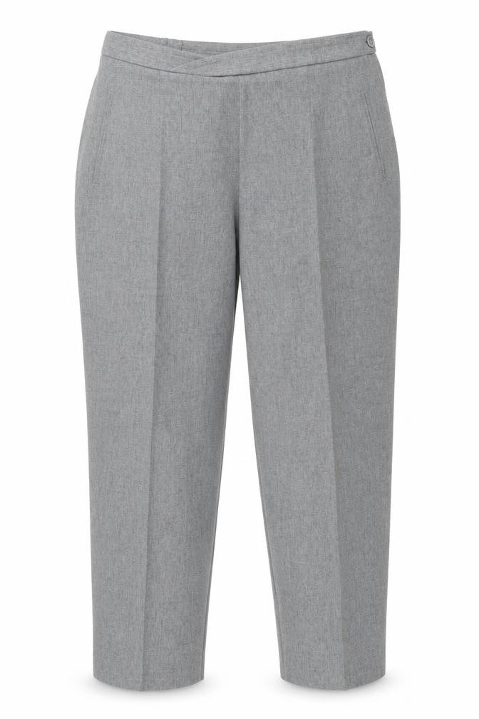 Marks and Spencer Womens Green  Polyester Trousers  Size 18 L27 in Regular