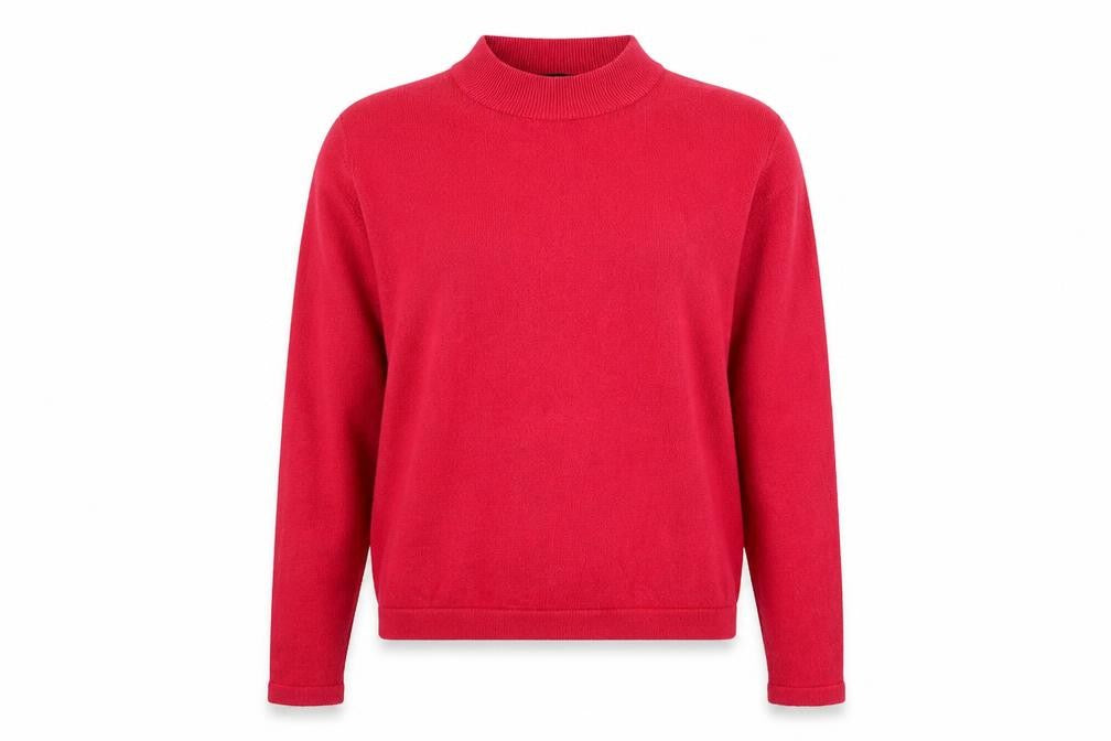 Originals Womens Pink Round Neck  Acrylic Pullover Jumper Size 14