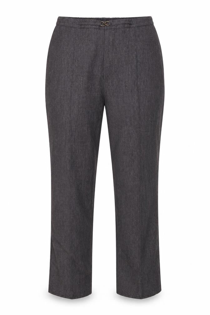 Damrat Womens Purple  Polyester Chino Trousers Size 18 L28 in Regular