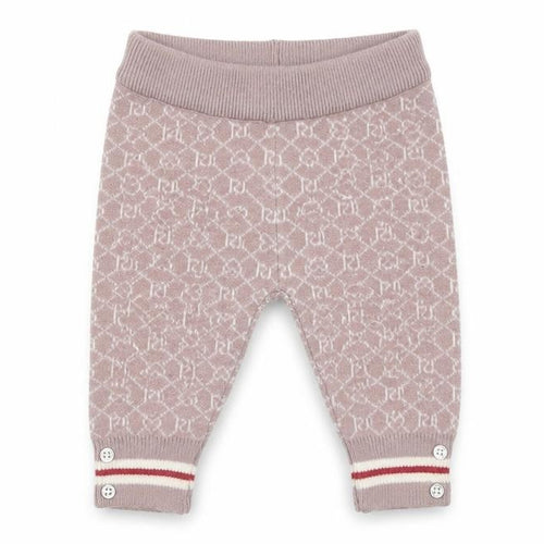 River Island Baby Brown Geometric Polyester Track Pants Trousers Size 0-3 Months
