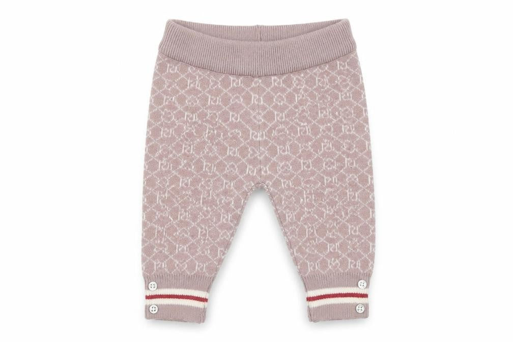 River Island Baby Brown Geometric Polyester Track Pants Trousers Size 0-3 Months