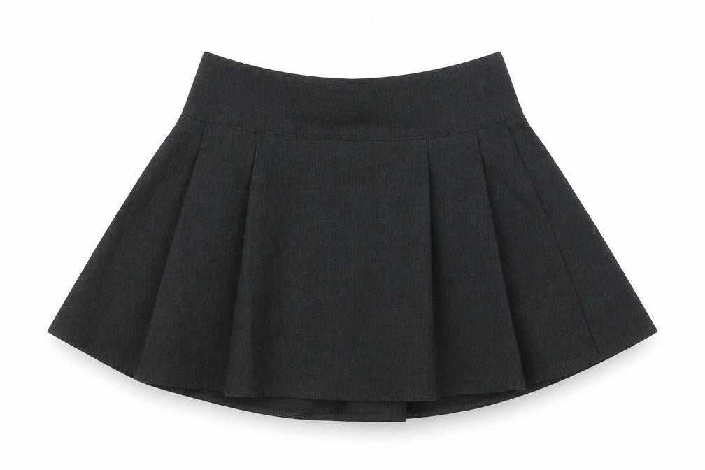 F&F Girls Grey  Polyester A-Line Skirt Size 3-4 Years  Regular