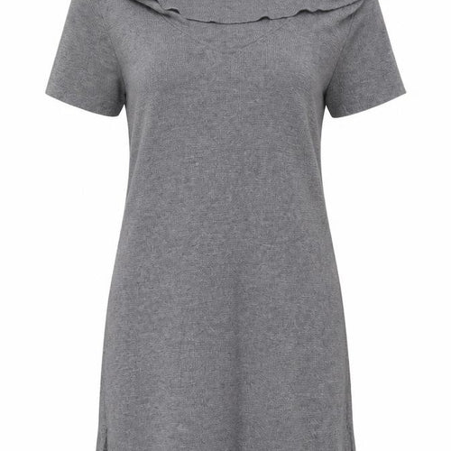 Coldwater Creek Womens Grey  Nylon Jumper Dress  Size XS  Boat Neck