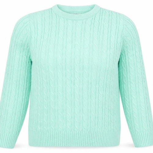Pure & Natural Womens Green Crew Neck  Acrylic Pullover Jumper Size S   - S/M