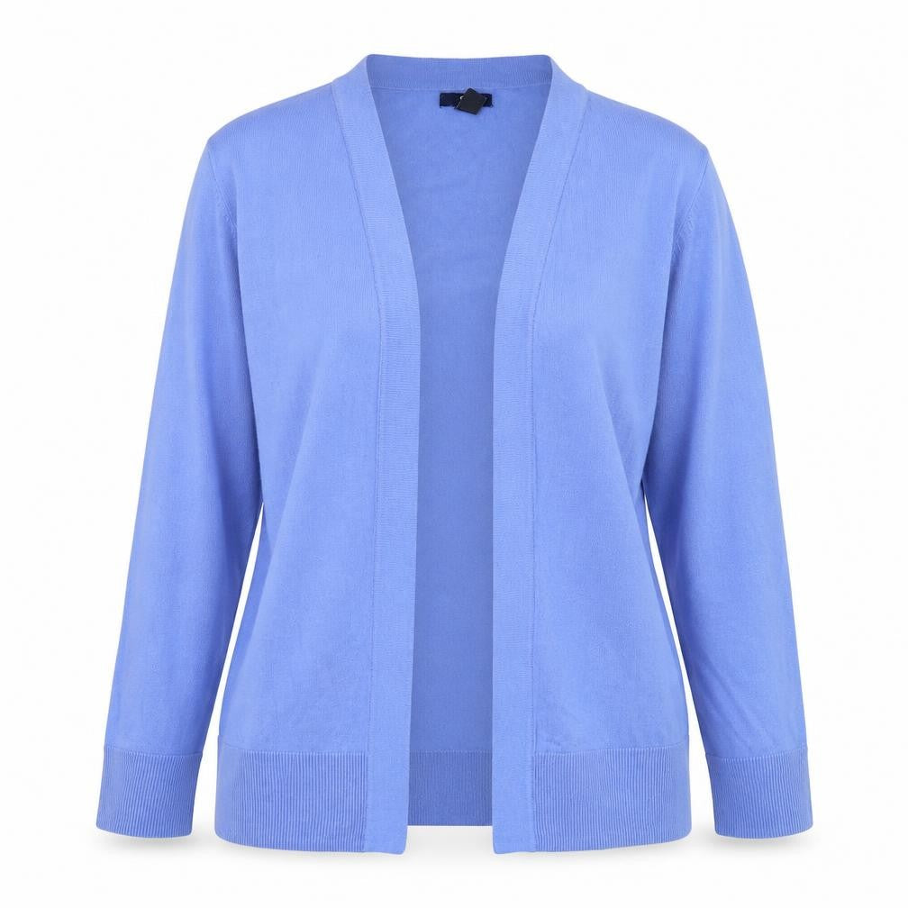 Gap Womens Blue Square Neck  Cotton Cardigan Jumper Size M