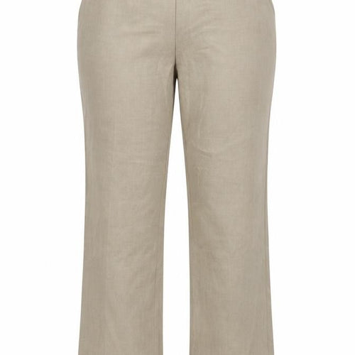 Marks and Spencer Womens Beige  Polyester Trousers  Size 12 L28 in Slim