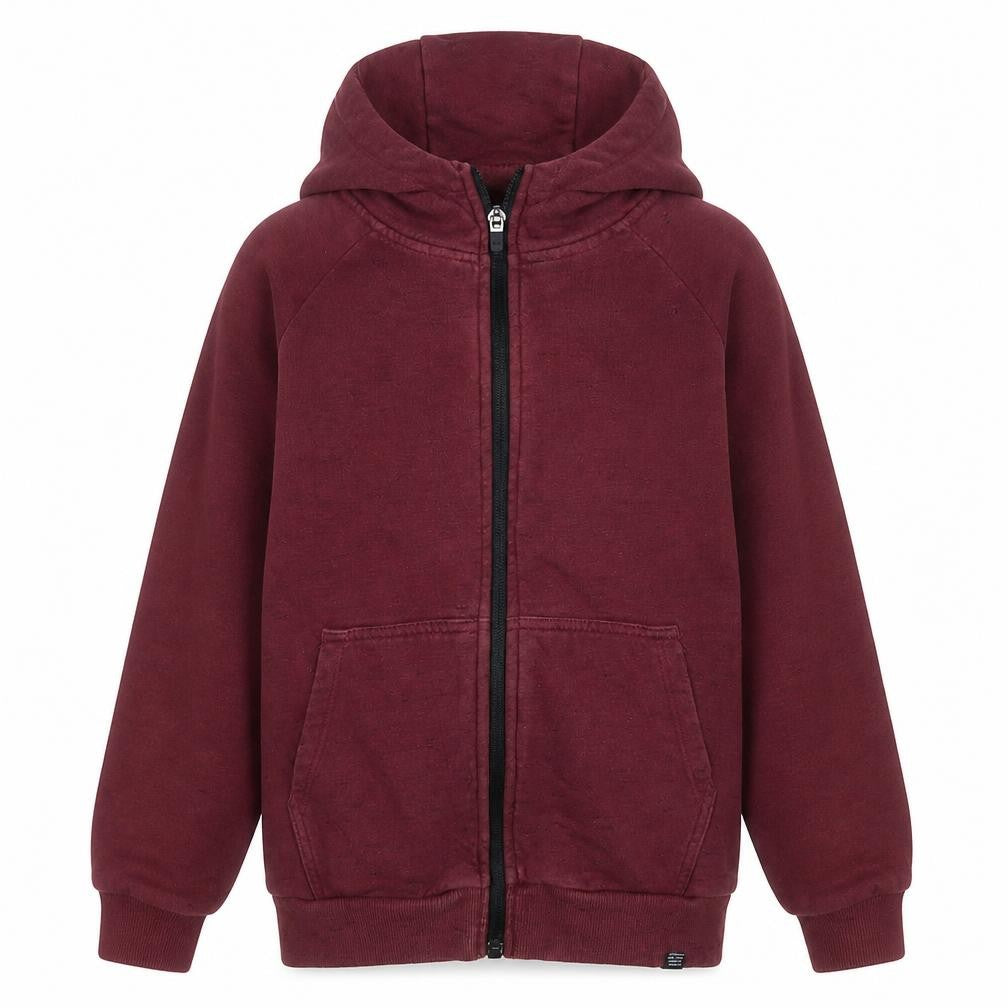 Front view of Next boys’ purple jacket, size 8, years