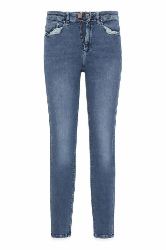 ASOS Womens Blue  Cotton Skinny Jeans Size S L34 in Regular