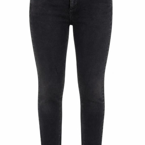 George Womens Black  Cotton Skinny Jeans Size 10 L30 in Regular Button