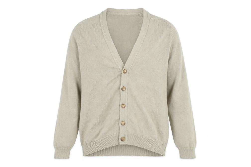Campsite OF Scotland Womens Brown V-Neck  Polyester Cardigan Jumper Size S