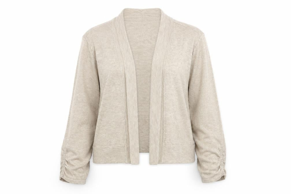 Wallis Womens Brown Square Neck  Viscose Cardigan Jumper Size L