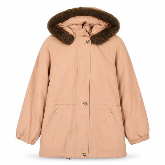 Front view of Marks & Spencer women’s pink jacket, size UK 12, button