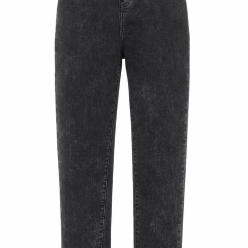TU Womens Black  Cotton Straight Jeans Size 6 L26 in Regular
