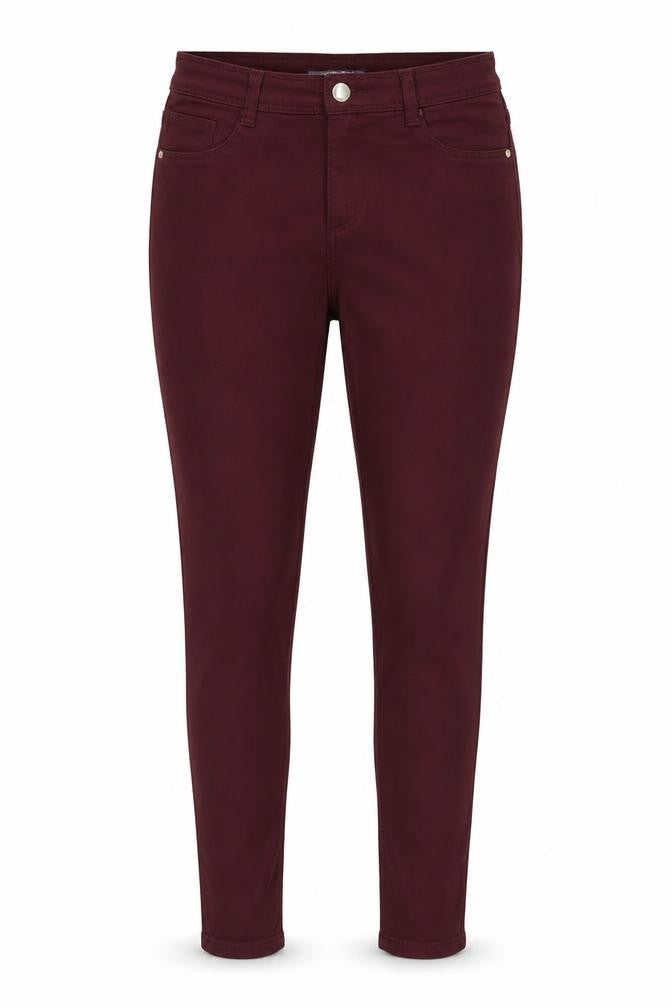 Dorothy Perkins Womens Purple  Cotton Skinny Jeans Size 10 L29 in Regular Zip