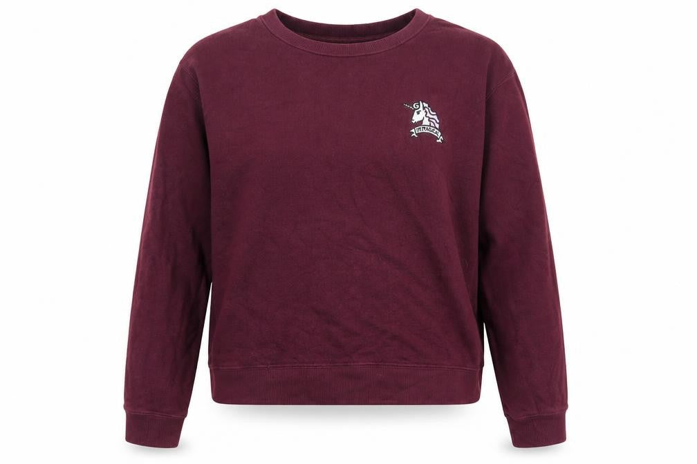 Pull&Bear Womens Purple  Polyester Pullover Sweatshirt Size M  Pullover